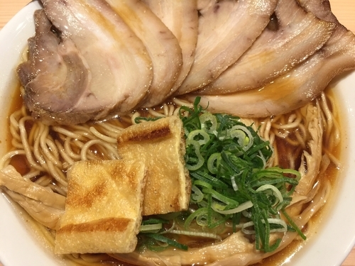 「中華そば（大）＋肉増し」@鯛塩そば灯花 本店の写真