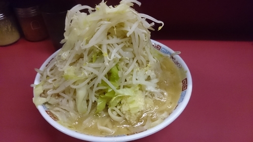 「大ラーメン、ニンニク、野菜」@ラーメン二郎 ひばりヶ丘駅前店の写真