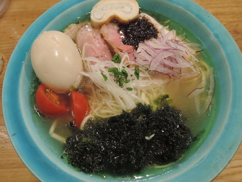 「特製　塩旨味出汁麺」@素良の写真