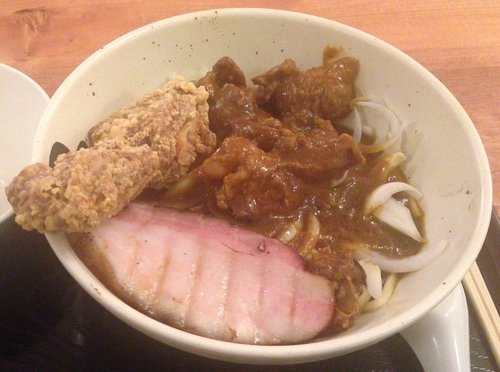 「がっつり大人の辛濃厚カレー麺(990円)」@丹行味素 北新横浜本店の写真