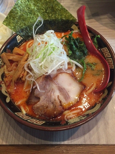 「旨辛（820円）」@横浜家系ラーメン ばりき家の写真