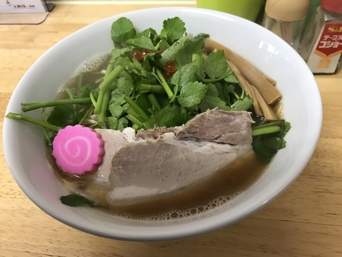 「〜至高のハゼ出汁〜セリ中華 1,150円」@中華そば 蒼穹の写真