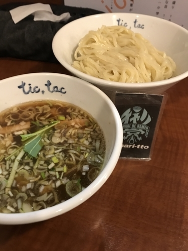 「つけ麺 750円」@手打ら～めん tic,tacの写真