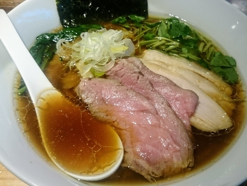 「ちゃーしゅう醤油そば＋大盛」@麺処 篠はらの写真