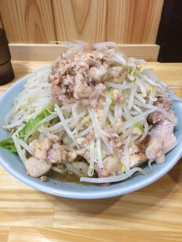 「小ラーメン ヤサイアブラ」@ラーメン寿々㐂の写真