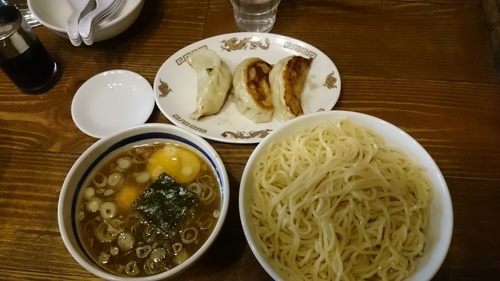 「もり生玉子、中盛、餃子」@東池袋大勝軒 本店の写真