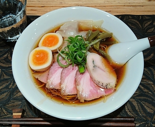 「醤ソバ+特製」@Noodle Lounge～醤～Hishioの写真