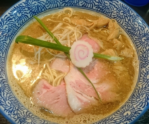 「煮干しそば ＋和え玉」@中華そば いづるの写真