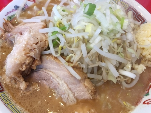「ラーメン並＋ネギ＋ニンニク＋豚」@ジャンプの写真