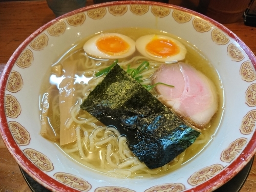 「味玉入並そば 塩 880円」@自然派ラーメン 神楽の写真