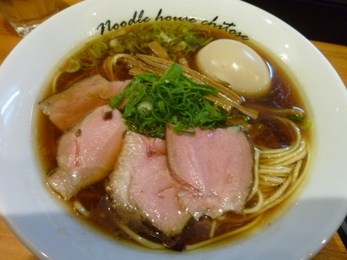 「味玉醤油（細麺）」@麺庵ちとせの写真