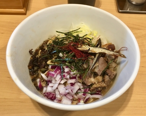 「混ぜそば【限定】」@麺屋Mの写真