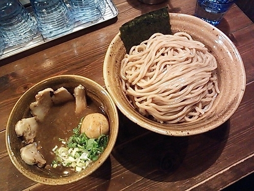 「ベジポタ味玉肉増しつけ麺（大）」@ベジポタつけ麺 えん寺の写真