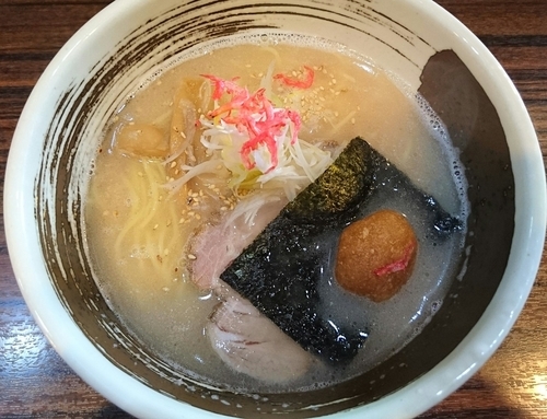 「【期間限定】えびらあめん＋えび丸」@らあめん ひばりやの写真