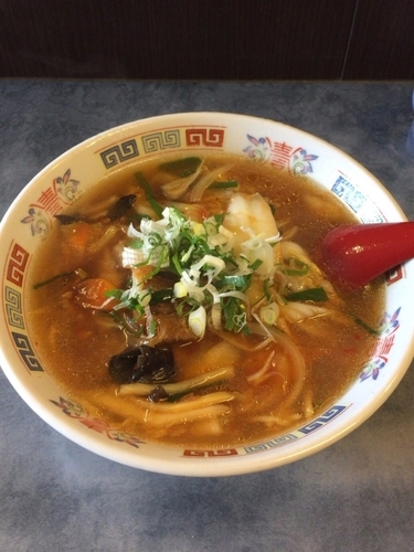 「激辛肉そば」@中華料理 花園の写真