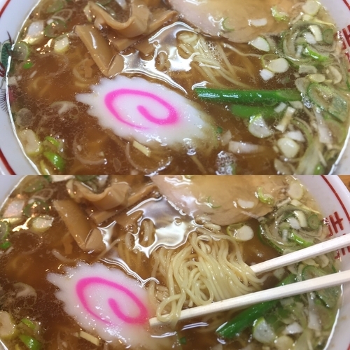 「中華そば大盛り」@ほそ島やの写真