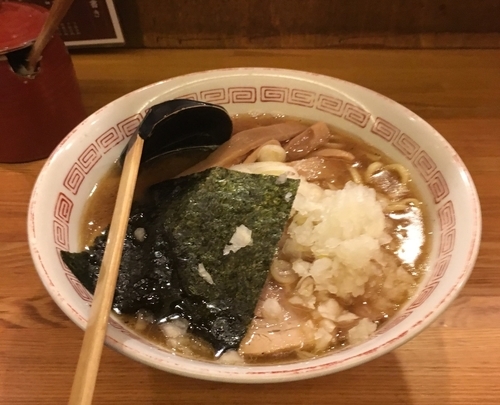 「醤油ラーメン（濃い目￥780）」@つけ麺屋 利平の写真