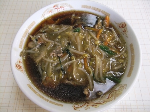 「サンマーメン（650円）」@きらく食堂の写真