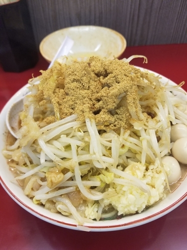 「ラーメンゼンマシかつおうずら」@ジラフの写真