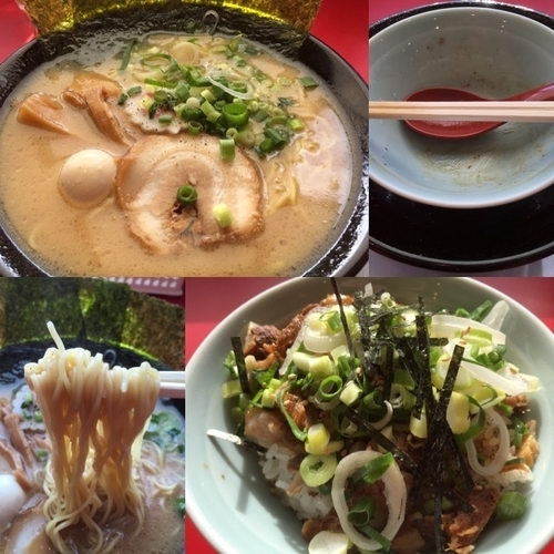 「鶏白湯 +チャーシュー丼」@葵一家の写真