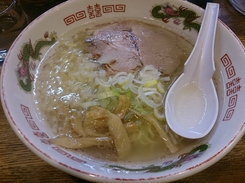 「朝専用中華そば 塩」@らあめん 寸八 総本店の写真