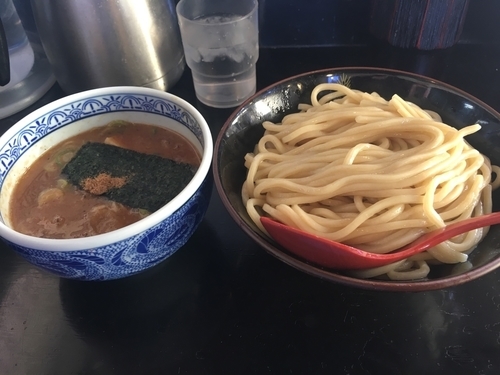 「つけ麺 中 温盛 ¥500(サービス価格)」@つけ麺専門店 三田製麺所 国分寺並木店の写真