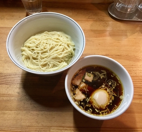 「醤油つけ麺850円」@麺屋 彩香の写真