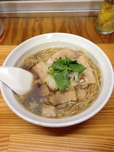 「【限定】肉煮干そば」@中華そば よしかわの写真