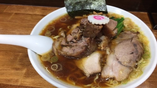 「ラーメン+賄い肉+小ライス」@オランダ軒の写真