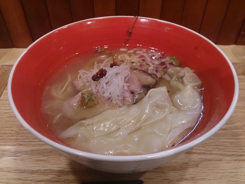 「ワンタン塩Soba」@Japanese Soba Noodles 蔦の写真