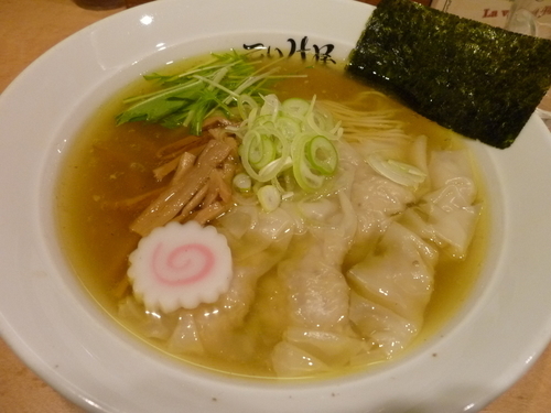 「【限定】川俣シャモワンタン塩そば」@こいけ屋の写真