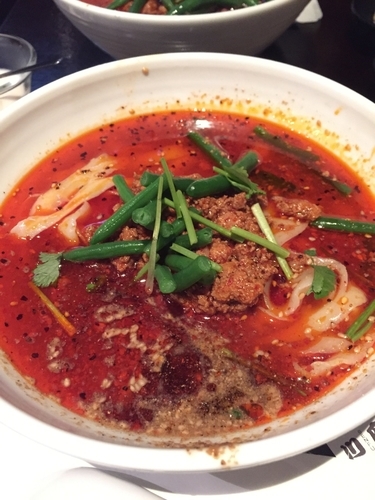 「マーラー刀削麺」@四川料理刀削麺 川府 日本橋店の写真