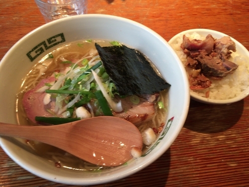 「塩ラーメン 780円 ごはん 50円」@戸越らーめん えにしの写真
