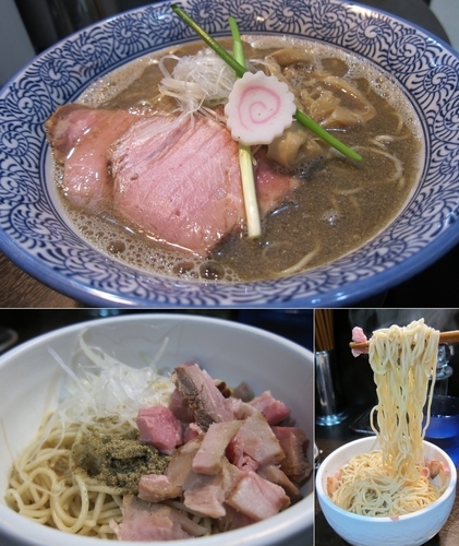 「煮干しそば 700円 + 和え玉 200円」@中華そば いづるの写真