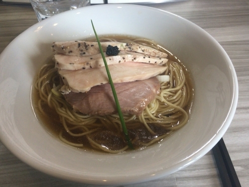 「【限定】黄金中華蕎麦」@つくばらーめん 鬼者語 -オニモノガタリ-の写真