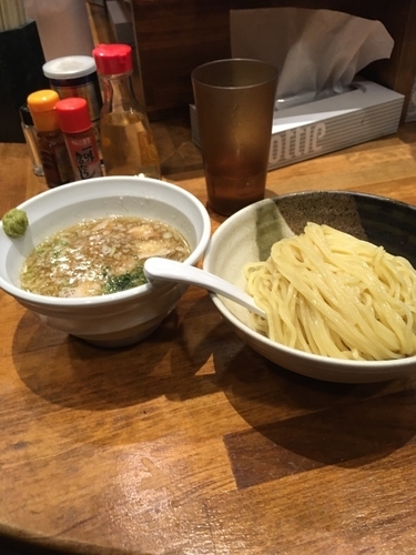 「塩つけ麺 並 800円」@めいげんその写真