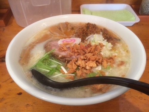 「カレー担々麺」@らぁ麺 亀我楽の写真