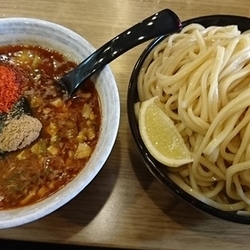 甘辛つけそば（大盛：大辛）