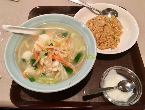 「タンメン+チャーハンセット【ランチ限定】700円」@金廣源の写真