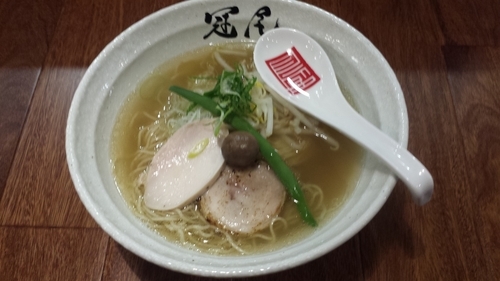 「鶏清湯らぁめん800円」@らぁめん冠尾 恵比寿西店の写真