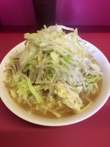 「小ラーメン(700円)野菜ニンニク」@ラーメン二郎 ひばりヶ丘駅前店の写真