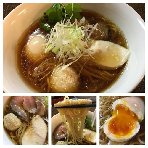 「醤油らぁめん 750円＋味玉 100円」@らぁめん よしざわの写真