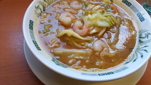 「海老味噌ラーメン」@日高屋 北松戸店の写真
