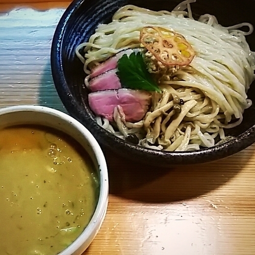 「【数量限定】鴨白湯つけ麺 ９００円」@はりけんラーメン 南店の写真
