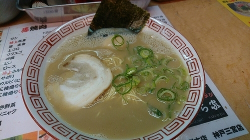 「博多山笠ラーメン　550円」@山笠ラーメンの写真