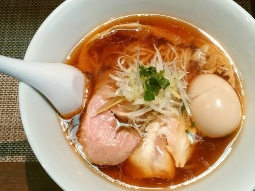 「味玉中華蕎麦」@神保町黒須の写真