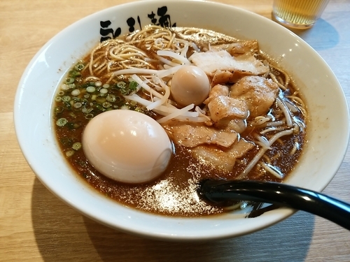 「サンマらーめん＋味玉」@永斗麺 神南店の写真