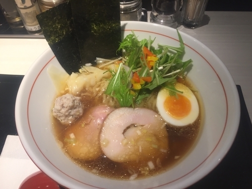 「あっさり鶏醤油スペシャル」@鷄そば処 かしわの写真