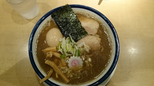 「味玉旨味中華そば、麺大盛り」@つけめん 玉 シャポー船橋店の写真