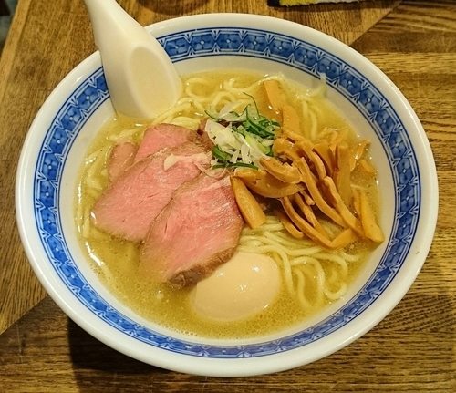 「中華そば 塩 ＋特増し」@燦燦斗の写真